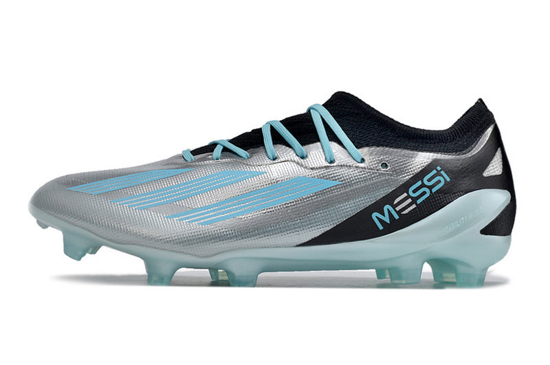 CHUTEIRA ADIDAS X CRAZYFAST.1 CAMPO "INFINITO" - CINZA E AZUL