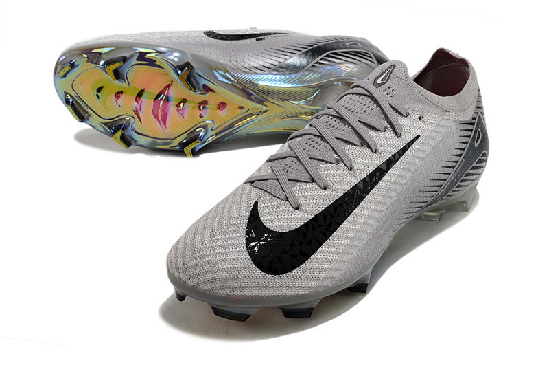 CHUTEIRA NIKE AIR ZOOM MERCURIAL VAPOR 16 ELITE CAMPO - CINZA E PRETA