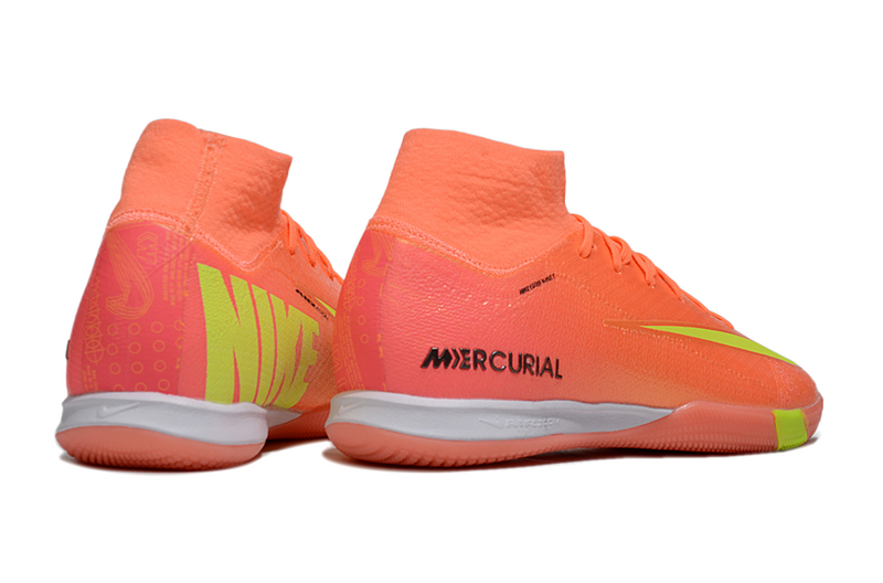 CHUTEIRA NIKE AIR ZOOM MERCURIAL SUPERFLY 10 ELITE FUTSAL "COSMIC SPEED 2" - LARANJA E AMARELA