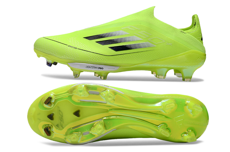 CHUTEIRA ADIDAS F50 LACELESS LIGHTSTRIKE PRO ELITE CAMPO - VERDE