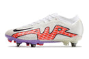 CHUTEIRA NIKE AIR ZOOM MERCURIAL VAPOR 15 ELITE TRAVA MISTA "DISRUPTION" - BRANCA E VERMELHA