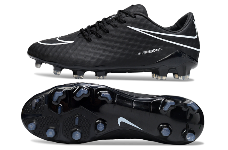 CHUTEIRA NIKE HYPERVENOM SE ELITE CAMPO - PRETA E BRANCA