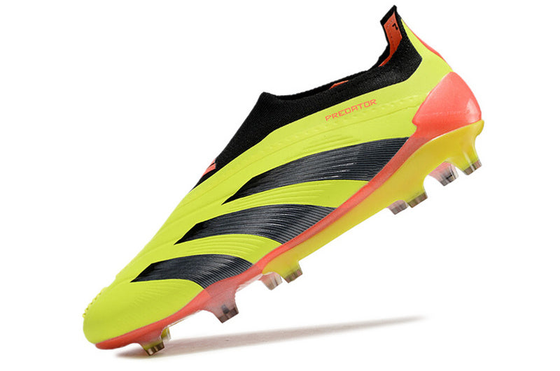 ADIDAS PREDATOR 24 LACELESS ELITE CAMPO "ENERGY CITRUS" - AMARELA E PRETA