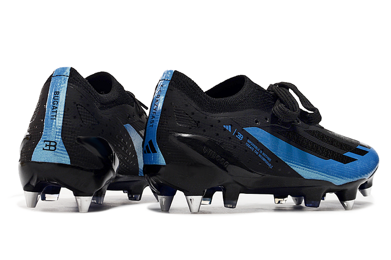 ADIDAS X CRAZYFAST.1 TRAVA MISTA "BUGATTI" PRETA E AZUL