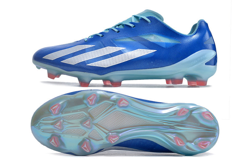 CHUTEIRA ADIDAS X CRAZYFAST+ CAMPO "MARINE RUSH" - AZUL
