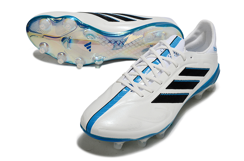 CHUTEIRA ADIDAS COPA PURE III CAMPO - BRANCA E AZUL