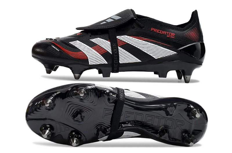 ADIDAS PREDATOR 25 FT ELITE CAMPO - PRETA E BRANCA