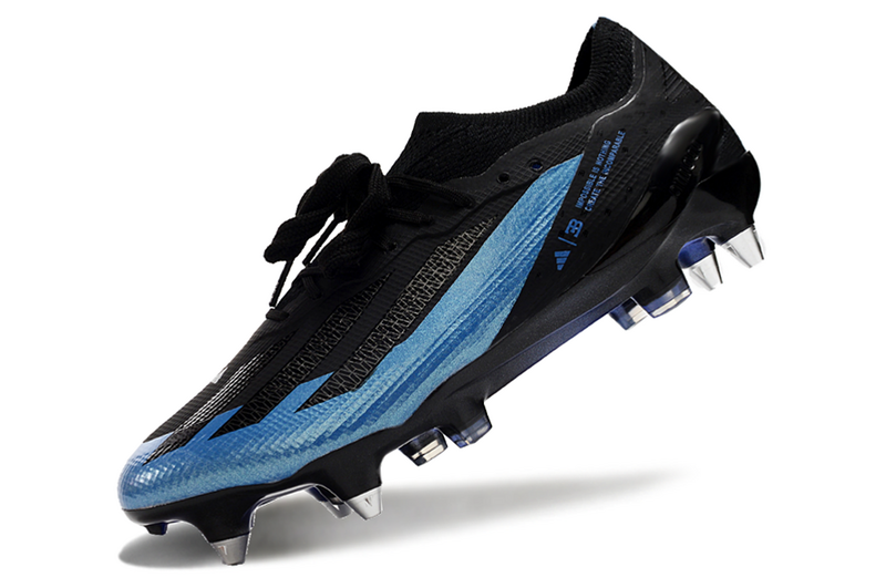 ADIDAS X CRAZYFAST.1 TRAVA MISTA "BUGATTI" PRETA E AZUL