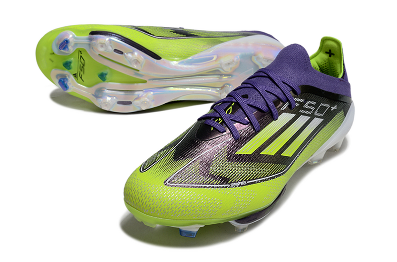 CHUTEIRA ADIDAS F50.1 LIGHTSTRIKE PRO ELITE CAMPO - AZUL E VERDE
