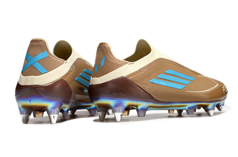 ADIDAS F50 LACELASS ELITE TRAVA MISTA - DOURADA