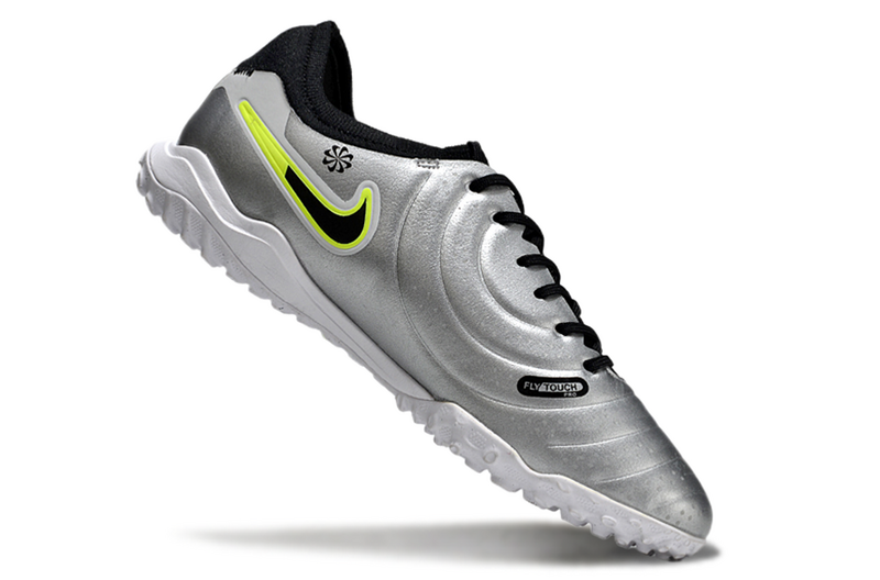 CHUTEIRA NIKE TIEMPO LEGEND 10 SOCIETY - CINZA E VERDE
