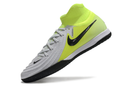 CHUTEIRA NIKE PHANTOM LUNA II ELITE FUTSAL "MAD VOLTAGE" - BRANCA E VERDE