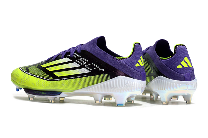CHUTEIRA ADIDAS F50.1 LIGHTSTRIKE PRO ELITE CAMPO - AZUL E VERDE