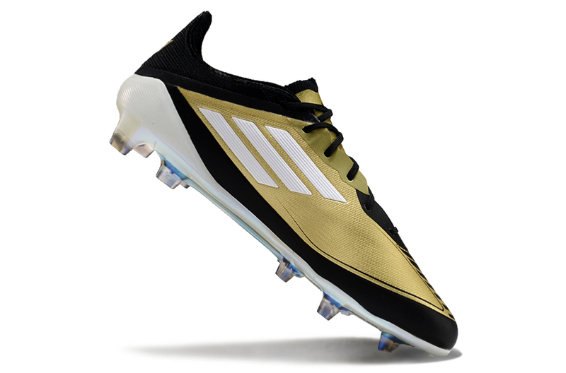 CHUTEIRA ADIDAS F50 ELITE CAMPO "TRIUNFO DOURADO" - PRETA E DOURADA