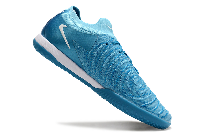 CHUTEIRA NIKE PHANTOM GX II ELITE FUTSAL "MAD AMBITION" - AZUL E BRANCA