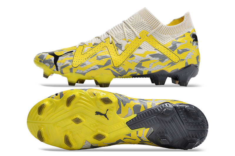 CHUTEIRA PUMA FUTURE ULTIMATE CAMPO "VOLTAGE" - AMARELA