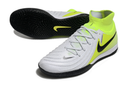 CHUTEIRA NIKE PHANTOM LUNA II ELITE FUTSAL "MAD VOLTAGE" - BRANCA E VERDE