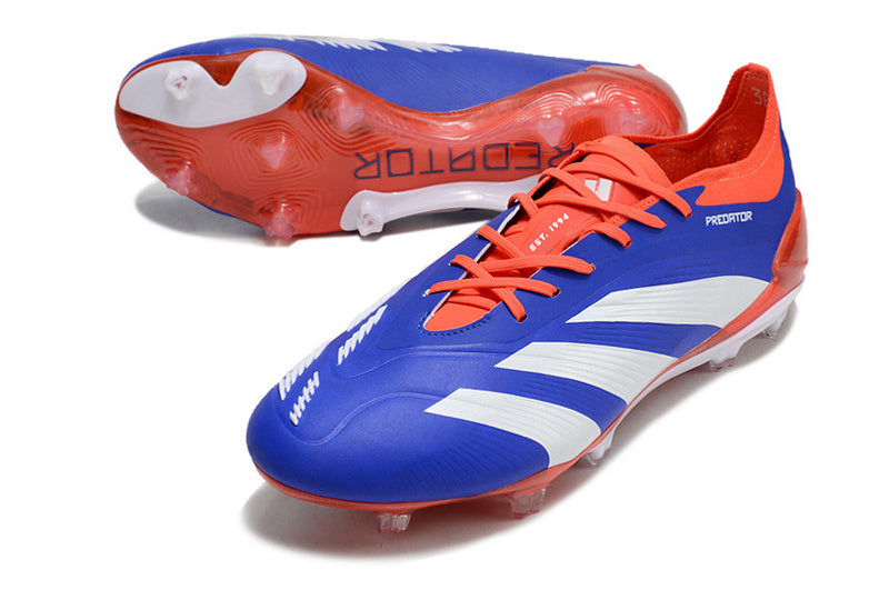 ADIDAS PREDATOR 24 ELITE CAMPO " ADVANCEMENT" - LARANJA E AZUL