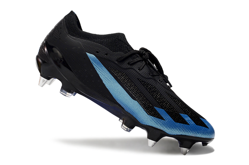 ADIDAS X CRAZYFAST.1 TRAVA MISTA "BUGATTI" PRETA E AZUL