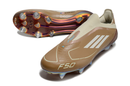 ADIDAS F50 LACELASS ELITE TRAVA MISTA - DOURADA