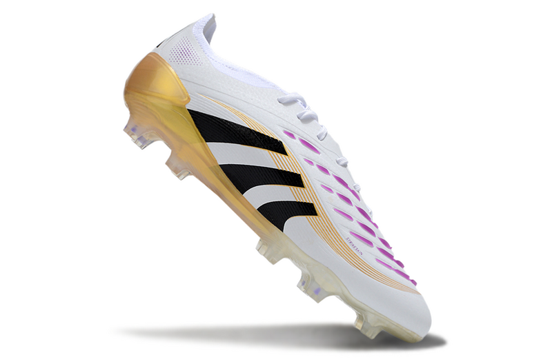 ADIDAS PREDATOR 25 ELITE CAMPO - BRANCA E DOURADA