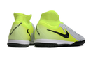 CHUTEIRA NIKE PHANTOM LUNA II ELITE FUTSAL "MAD VOLTAGE" - BRANCA E VERDE