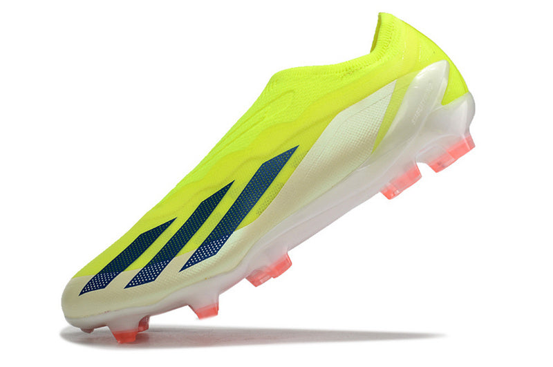 CHUTEIRA ADIDAS X CRAZYFAST+ CAMPO "SOLAR ENERGY" - VERDE E BRANCA