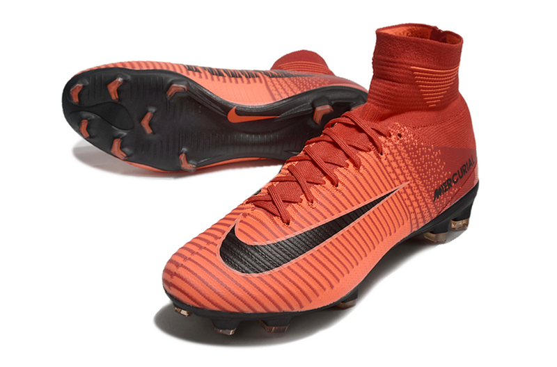CHUTEIRA NIKE MERCURIAL SUPERFLY 5 ELITE CAMPO - VERMELHA