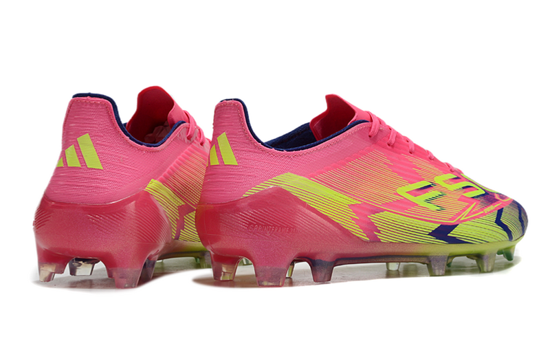 CHUTEIRA ADIDAS F50 ELITE CAMPO - VERDE E ROSA