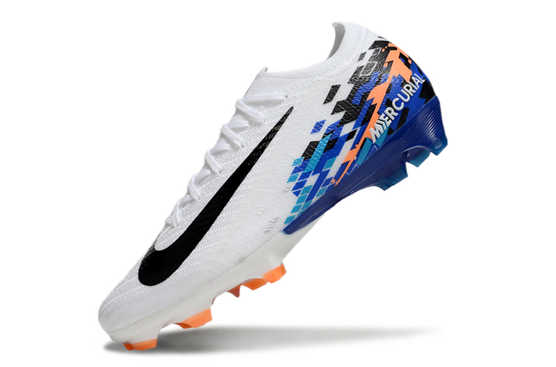 CHUTEIRA NIKE AIR ZOOM MERCURIAL VAPOR 16 ELITE CAMPO - BRANCA E AZUL