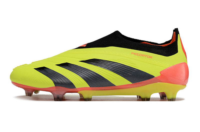 ADIDAS PREDATOR 24 LACELESS ELITE CAMPO "ENERGY CITRUS" - AMARELA E PRETA