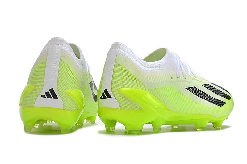 CHUTEIRA ADIDAS X CRAZYFAST.1 CAMPO "CRAZYRUSH" - VERDE E BRANCA