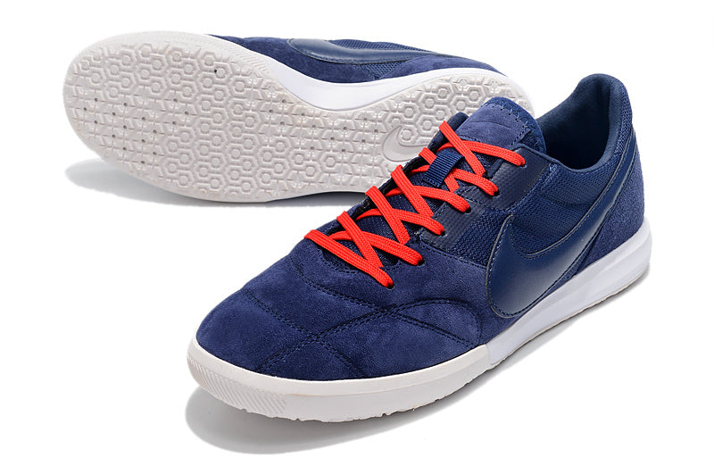 CHUTEIRA NIKE PREMIER II SALA FUTSAL - AZUL E VERMELHA
