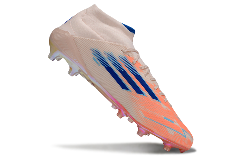 ADIDAS F50.1 MID ELITE CAMPO - LARANJA E AZUL