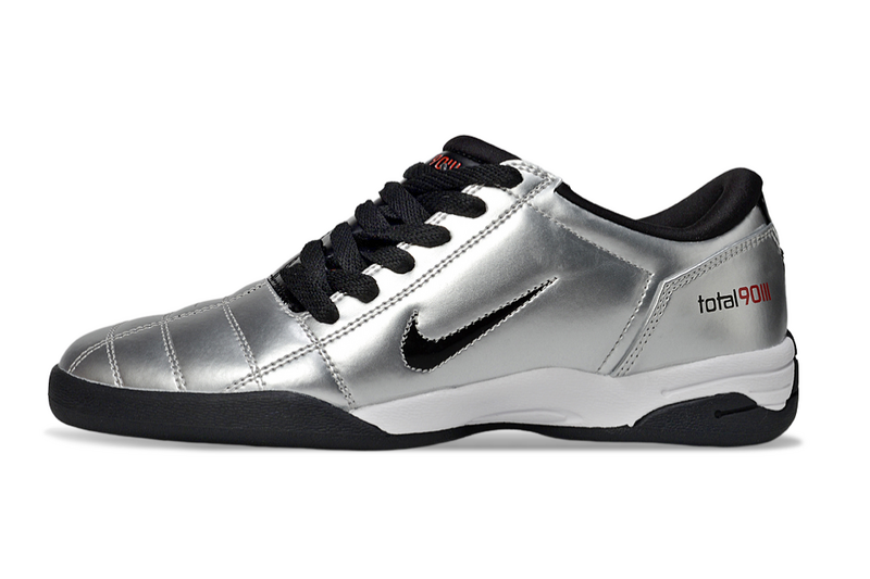 CHUTEIRA NIKE TOTAL 90 III FUTSAL - CINZA E PRETA