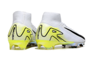CHUTEIRA NIKE AIR ZOOM MERCURIAL SUPERFLY 10 ELITE CAMPO - BRANCA E AMARELA