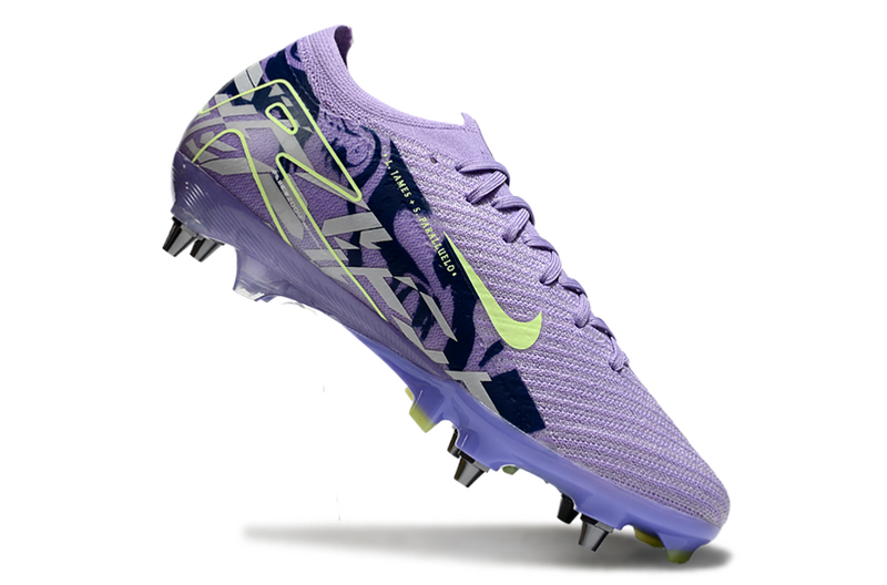 CHUTEIRA NIKE AIR ZOOM MERCURIAL VAPOR 16 ELITE TRAVA MISTA "UNITED 001" - ROXA E VERDE