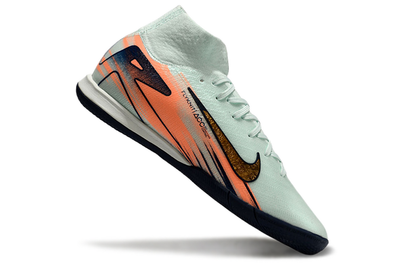 CHUTEIRA NIKE AIR ZOOM MERCURIAL SUPERFLY 10 ELITE FUTSAL - VERDE E LARANJA