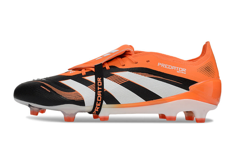 ADIDAS PREDATOR 25 FT ELITE CAMPO - PRETA E LARANJA