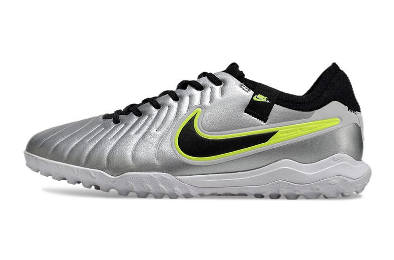 CHUTEIRA NIKE TIEMPO LEGEND 10 SOCIETY - CINZA E VERDE