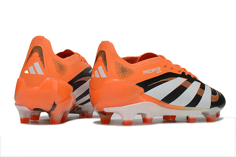 ADIDAS PREDATOR 25 ELITE CAMPO - PRETA E LARANJA