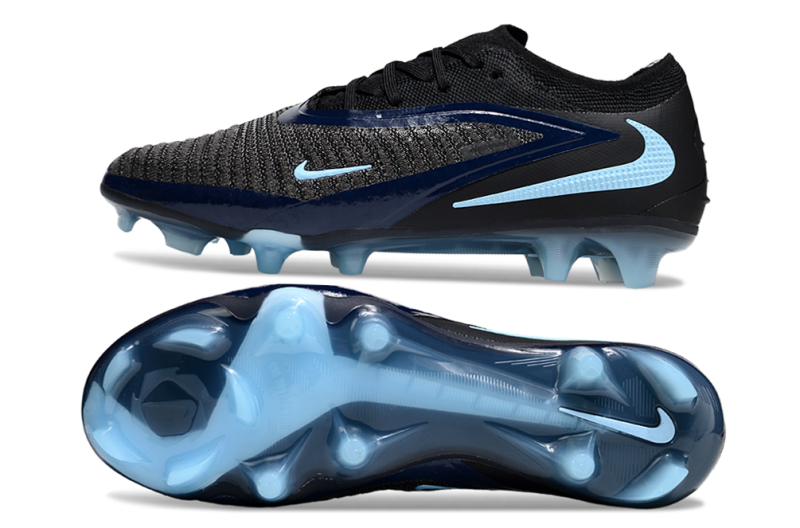 CHUTEIRA NIKE PHANTOM 6 ELITE CAMPO - PRETA E AZUL