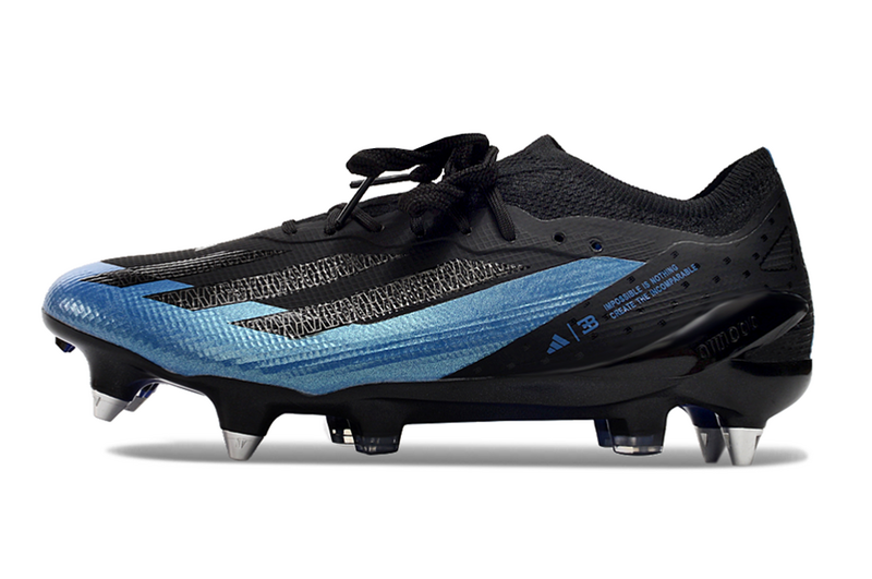ADIDAS X CRAZYFAST.1 TRAVA MISTA "BUGATTI" PRETA E AZUL