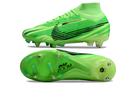 CHUTEIRA NIKE AIR ZOOM MERCURIAL SUPERFLY 9 ELITE TRAVA MISTA FIXA "DREAM SPEED 8" - VERDE E PRETA