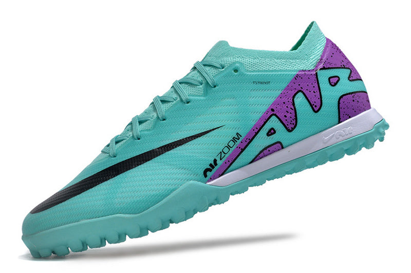 CHUTEIRA NIKE MERCURIAL AIR ZOOM VAPOR 15 ELITE SOCIETY "READY" - AZUL E ROXA
