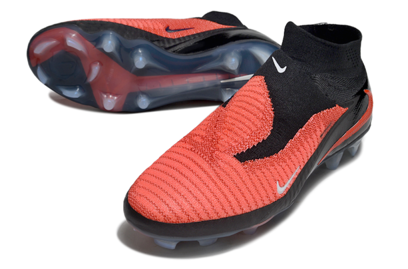 CHUTEIRA NIKE PHANTOM 6 HIGH ELITE CAMPO - VERMELHA E PRETA