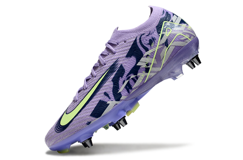 CHUTEIRA NIKE AIR ZOOM MERCURIAL VAPOR 16 ELITE TRAVA MISTA "UNITED 001" - ROXA E VERDE