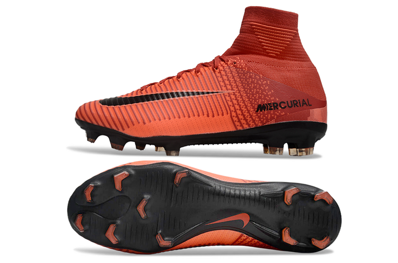 CHUTEIRA NIKE MERCURIAL SUPERFLY 5 ELITE CAMPO - VERMELHA