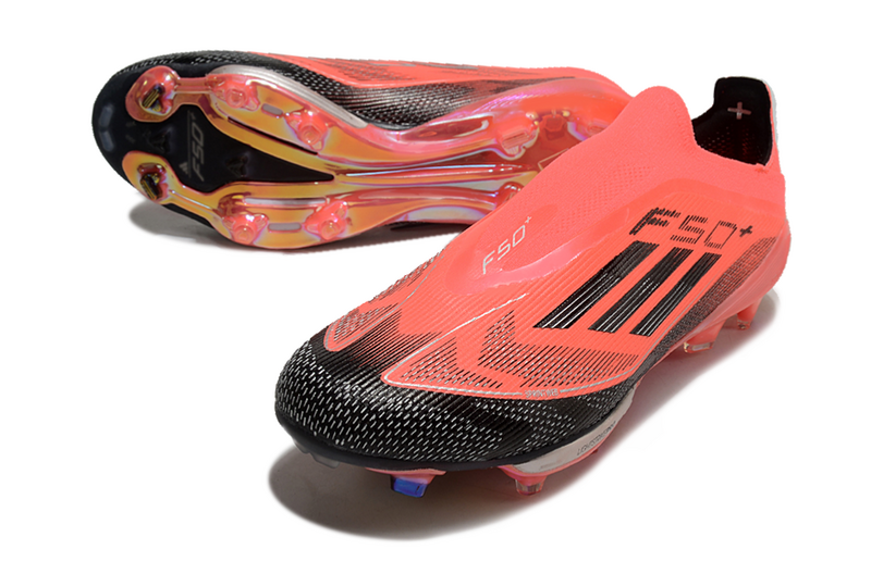 CHUTEIRA ADIDAS F50 LACELESS LIGHTSTRIKE PRO ELITE CAMPO - "VIVID HORIZON" – VERMELHA