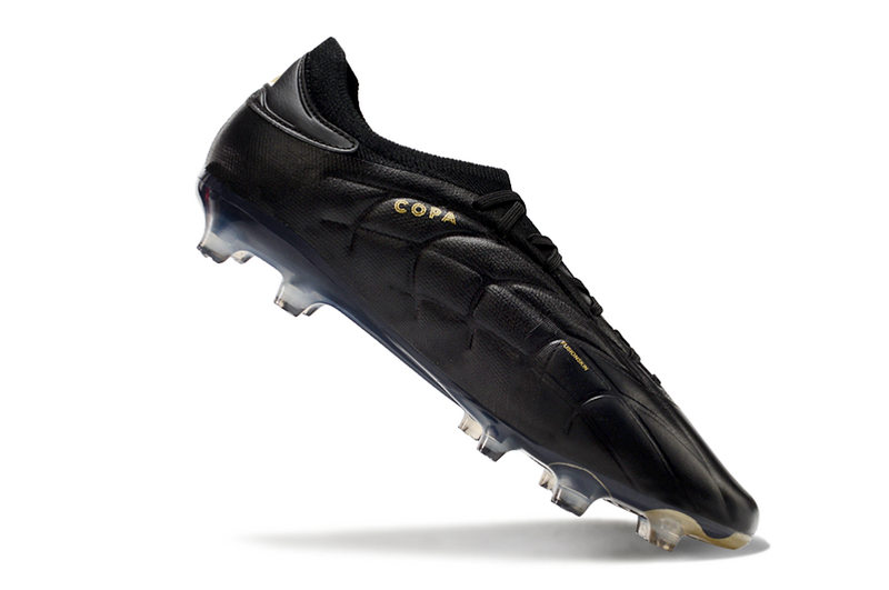 CHUTEIRA ADIDAS COPA PURE II CAMPO "DARKSPARK" PRETA E DOURADA